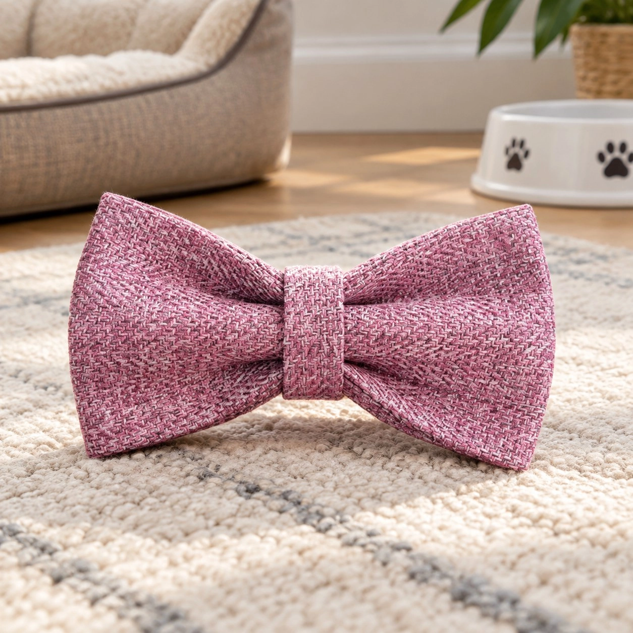 Bowtie - Rose pink — Bandanas, bows and coats