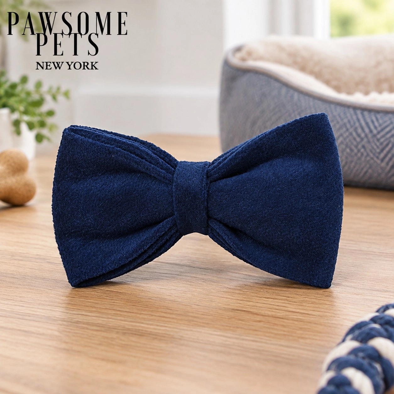 Pawsome Pets New York Muszka - Królewski niebieski — Ubranka dla psów
