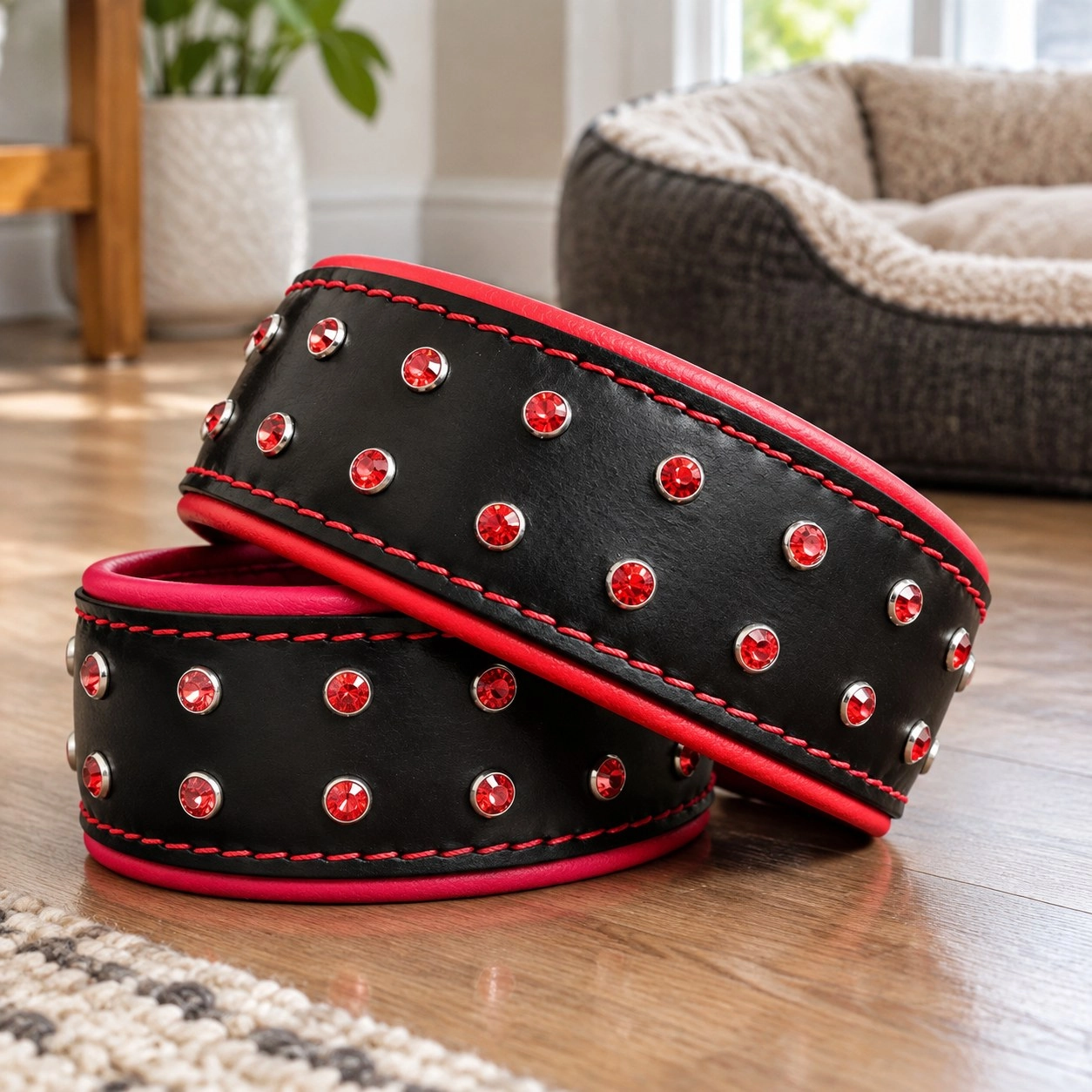 ''Diamond'' collar — Collars, leads and harnesses