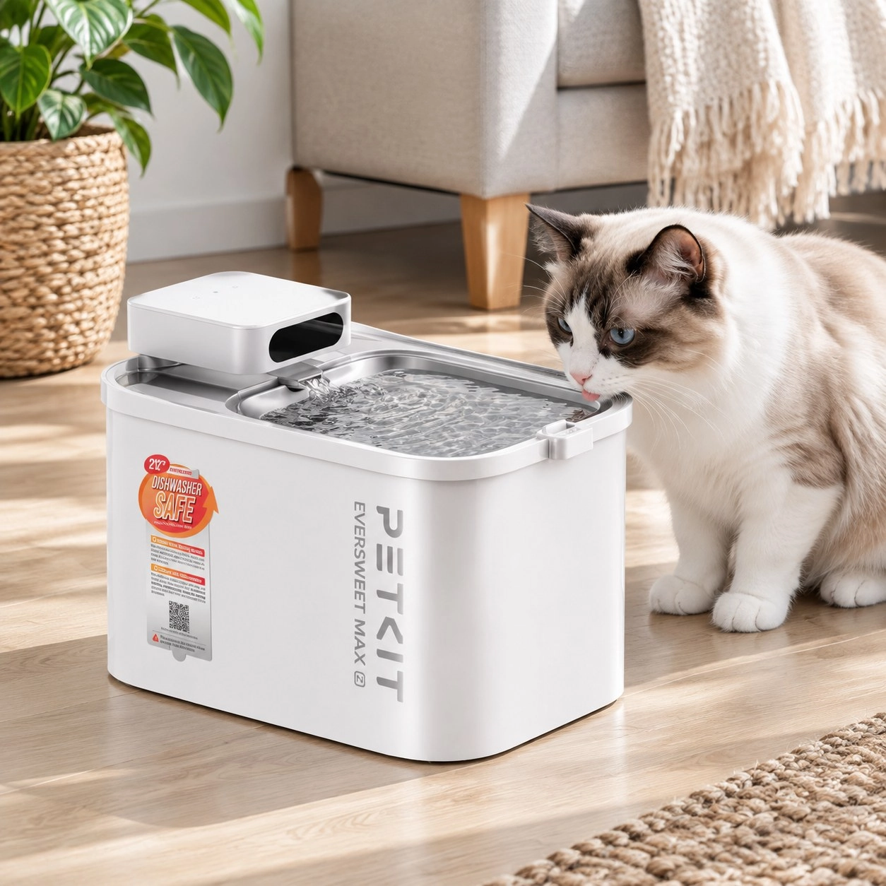Petkit Europe Fontanna dla zwierząt EverSweet Max 2 (UVC) — Miski, karmniki i fontanny