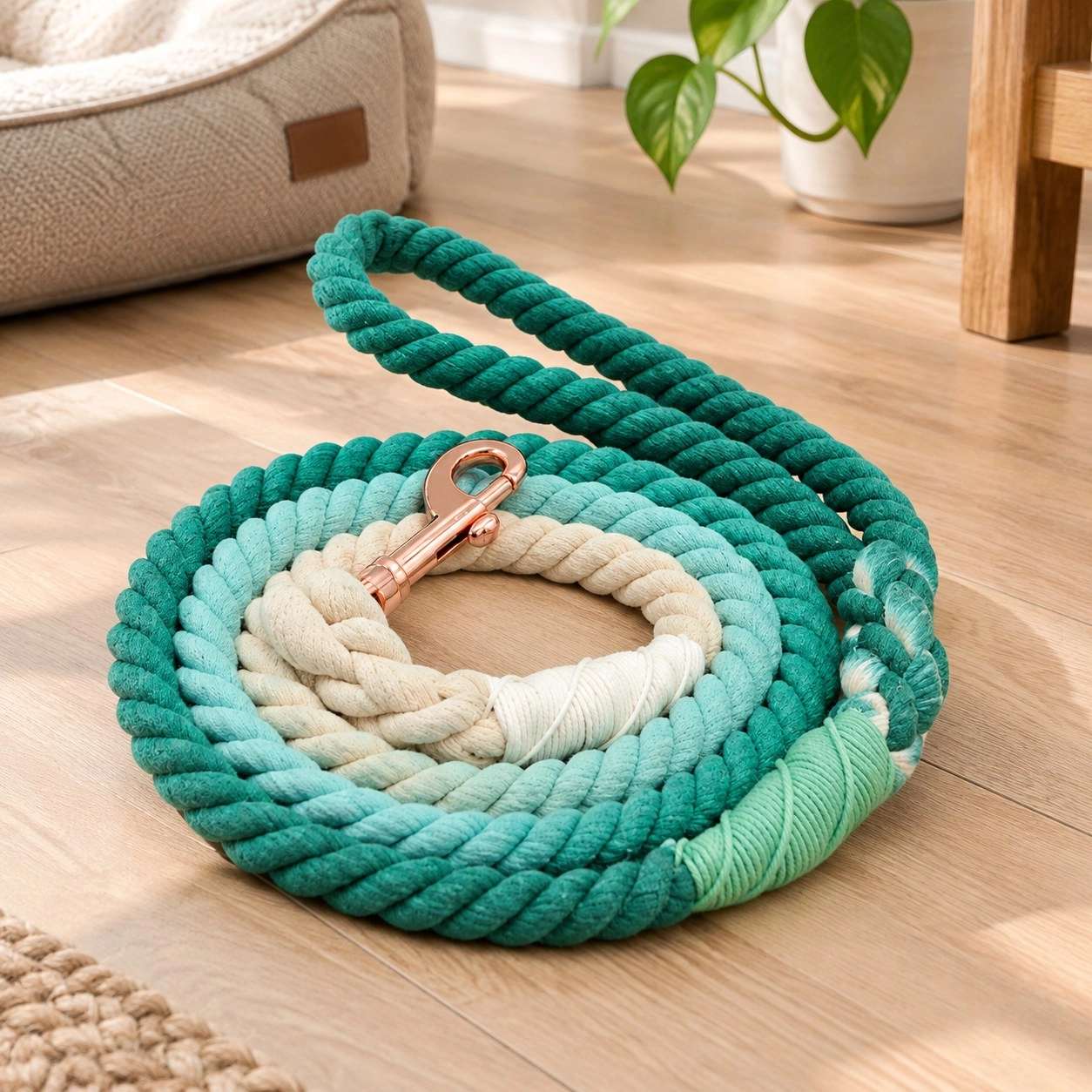 Pawsome Pets New York Smycz linowa - Chrysanthemum — Obroże, smycze i szelki
