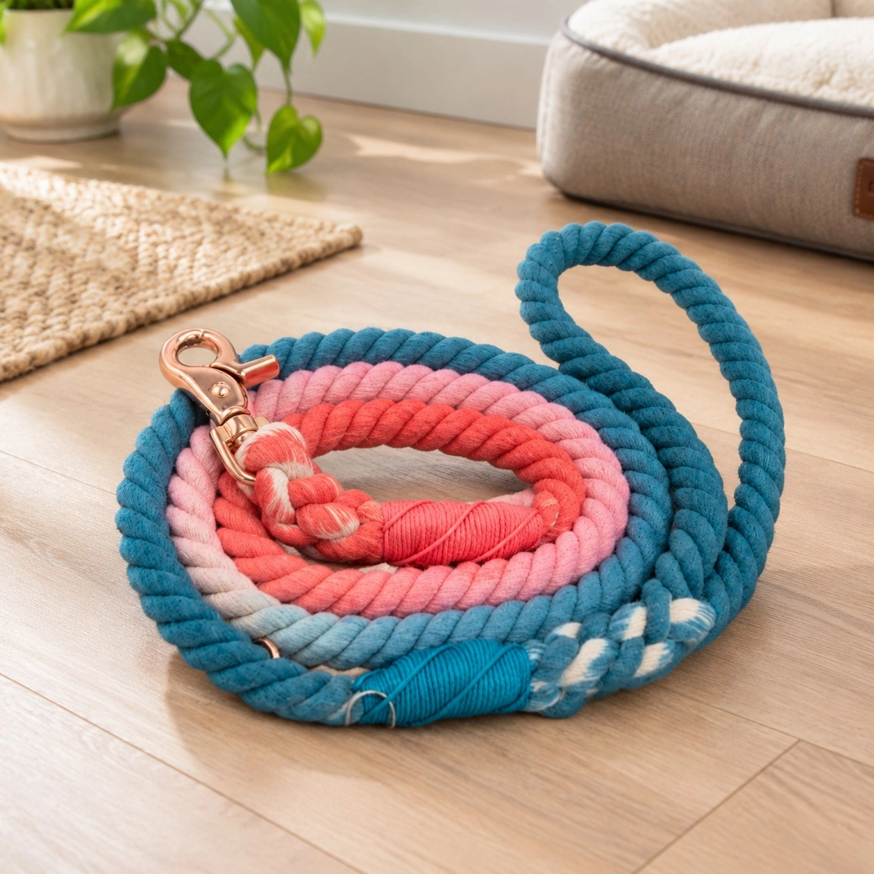Pawsome Pets New York Smycz linowa - Jack & jill — Obroże, smycze i szelki
