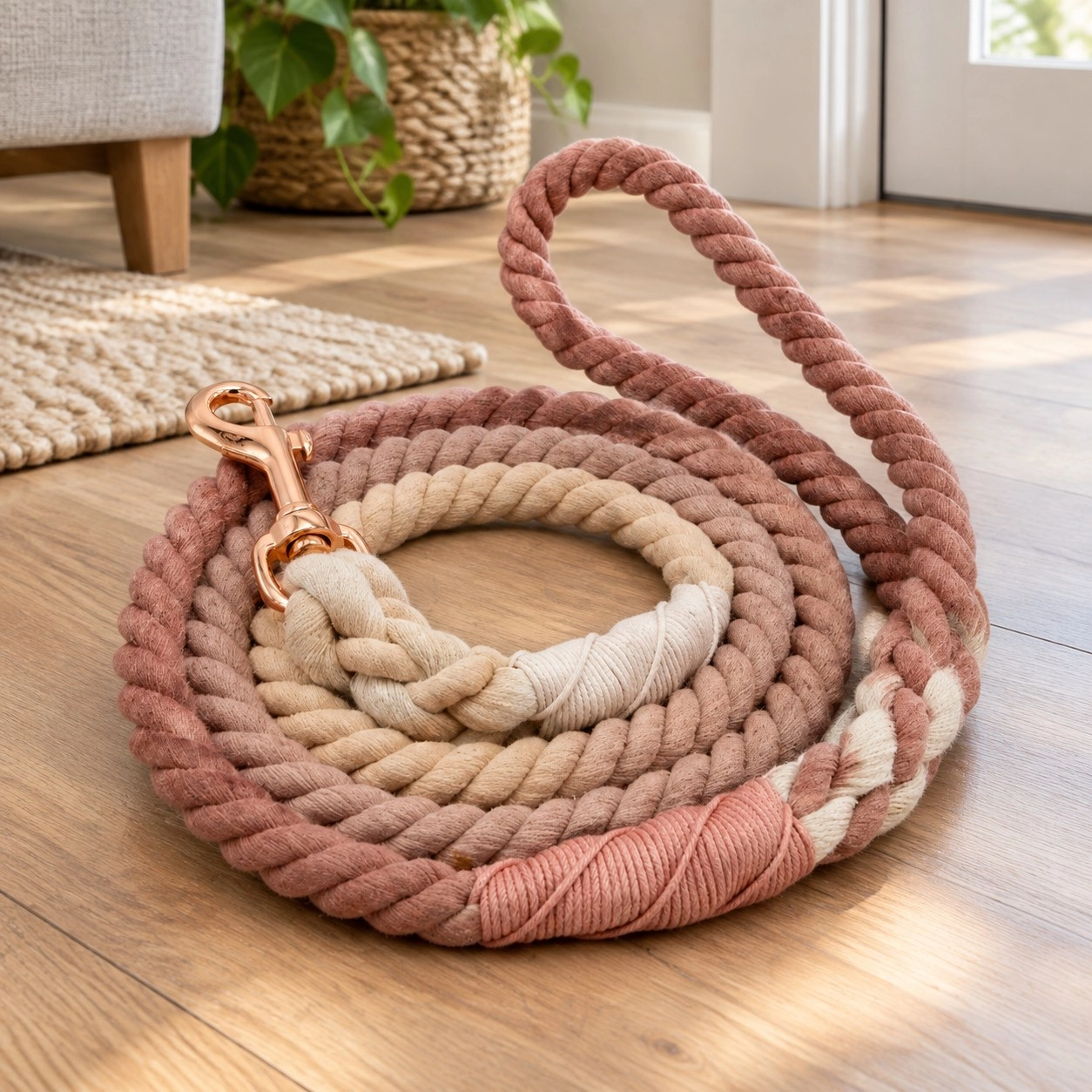 Pawsome Pets New York Smycz linowa - Roots — Obroże, smycze i szelki