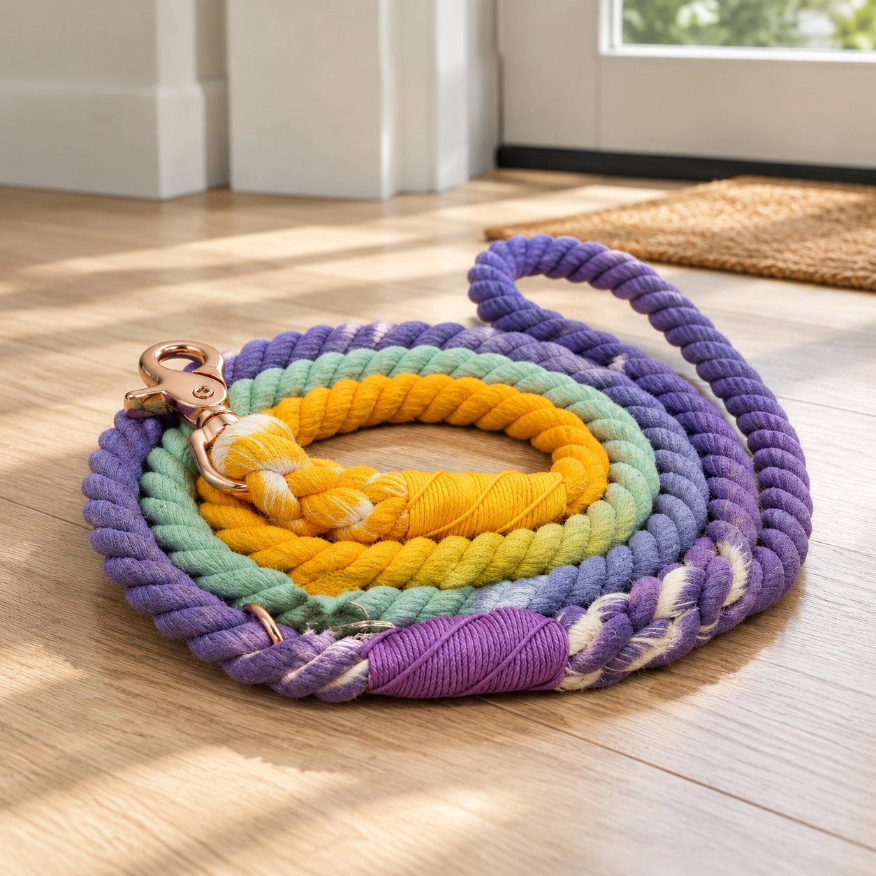 Pawsome Pets New York Smycz linowa - Sunset — Obroże, smycze i szelki