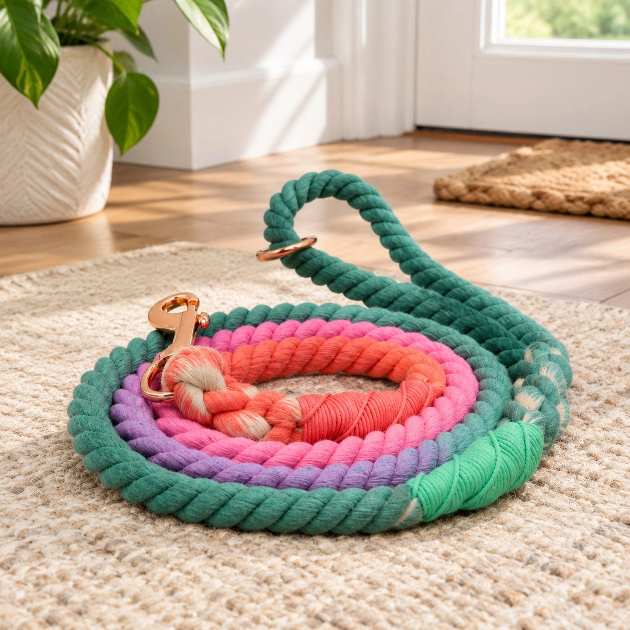 Rope leash - Unicorn — Collars, leads and harnesses