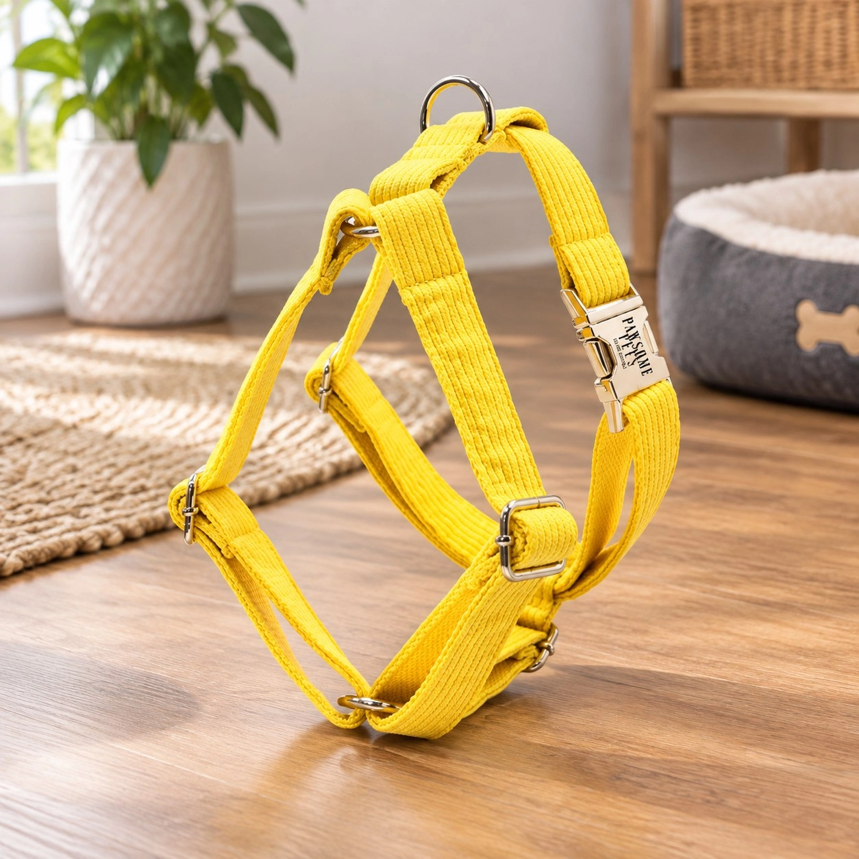 Pawsome Pets New York Szelki step-in - Jasny żółty — Obroże, smycze i szelki